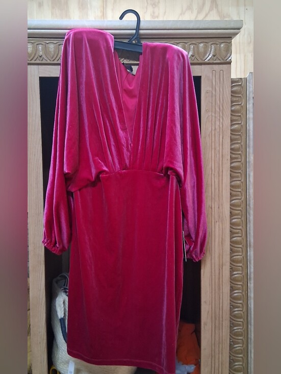 Eloquii Dresses & Skirts - Eloquii Evening Coctail Dress Bold Pink Womans Sz. 16 NWT